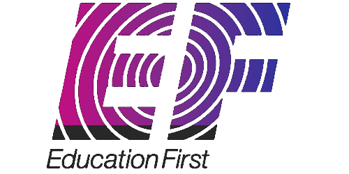 EF Education First logo - international education company where Dahlia Imanbay managed country-level marketing